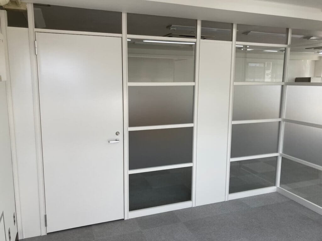 施工型パーテーション