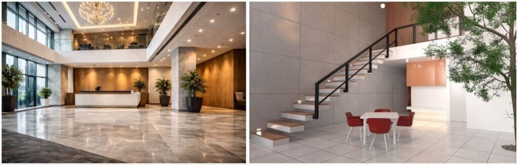 吹き抜けで開放感を演出する